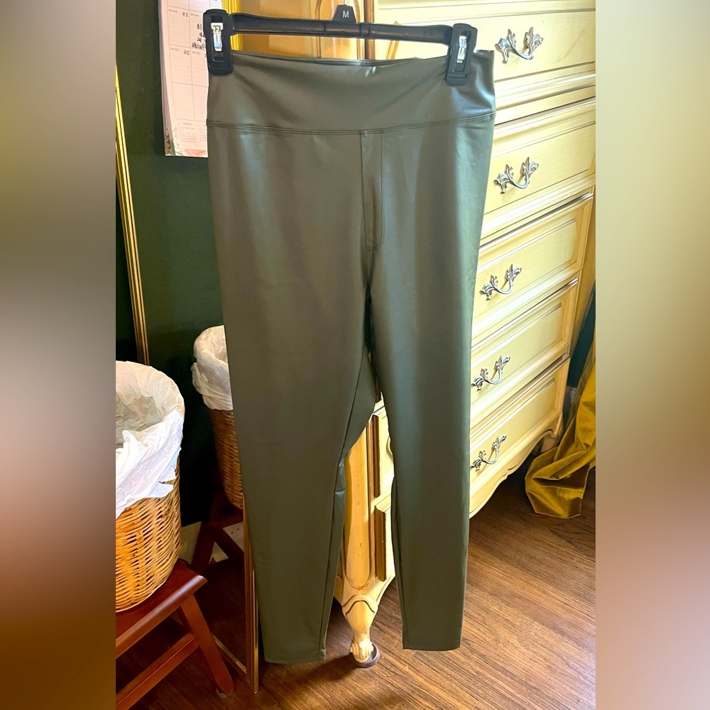 Aerie offline Green Women's faux leather
